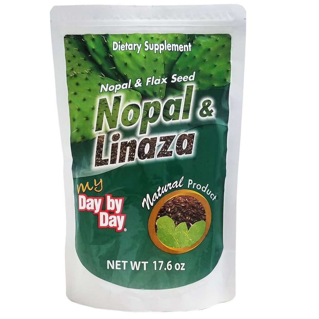 Môj deň za dňom, Nopal a Ľanové semeno, Prírodné vlákno, 17,6 Oz, Bag