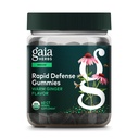 Gaia byliny Organic Immune Rapid Defense Gummies - Podpora Imunity - s Propolis, Ginger, a Echinacea - 60 Vegan Gummies (30-Deň dodávky)