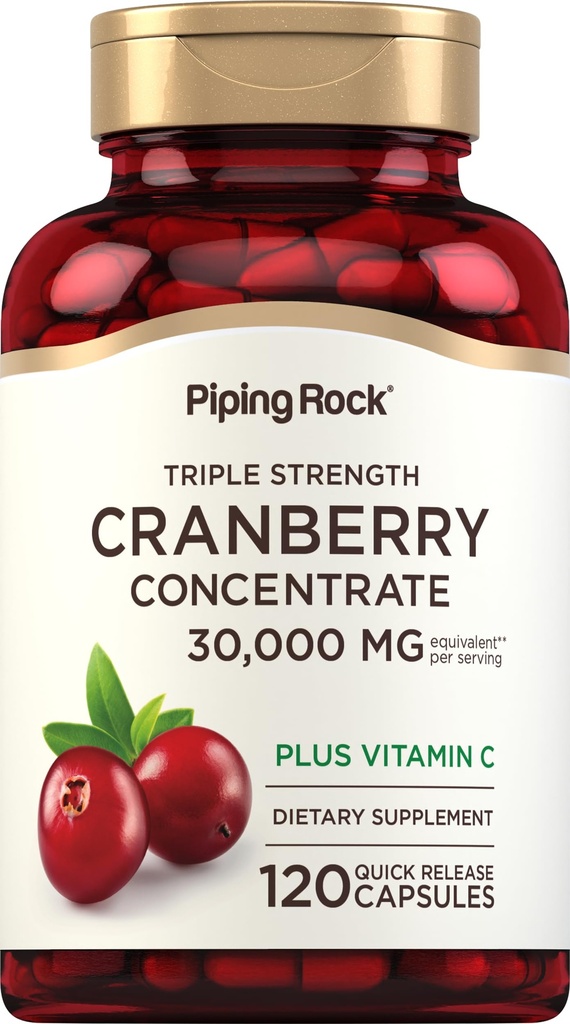 Pipping Rock Cranberry Pills 120 Kapsule 