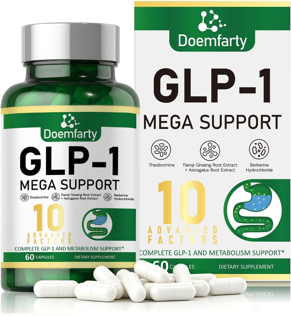 GLP-1 Supplement with Berberine, 11-in-1 Probiotic Blend for Men & Women