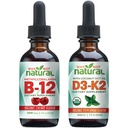 Prečo nie prírodné organické vitamín B12 a vitamín D3 K2 kvapalné kvapky