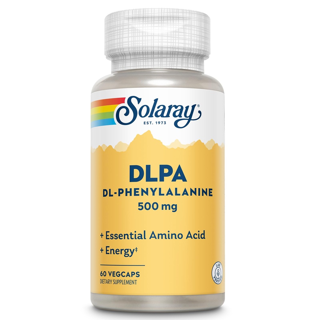 SOLARAY DL-Fenylalanín, 500mg 
