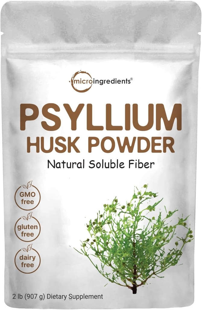 Micro Ingrediencie Psyllium Husk Powder, 2lbs (32oz) 