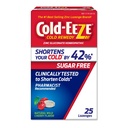 Chladno-EEZE bez cukru, prírodná divoká Cherry zinok Lozenges, Homeopatická studená Remedy, skratuje bežné studené, bolestivé hrdlo, kašeľ, kongescia a post Nasal Drip, 25 Ct