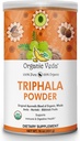 Organické Veda Triphala Powder s Amla, Haritaki, Bibhitaki ovocie - 100% prírodné ayurvedic Triphala Powder - Zlepšuje imunitnú podporu, trávenie, Colon Čistenie, zdravie kože - Vegan, Non-GMO - 16oz