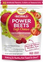 Zdravé potešenie Naturals Power Repes Soft Chews, Delicious Strawberry Burst, Concentrated Superfood Supplement, Supports Circulation, Natural Energy & Stamina, 30 Count