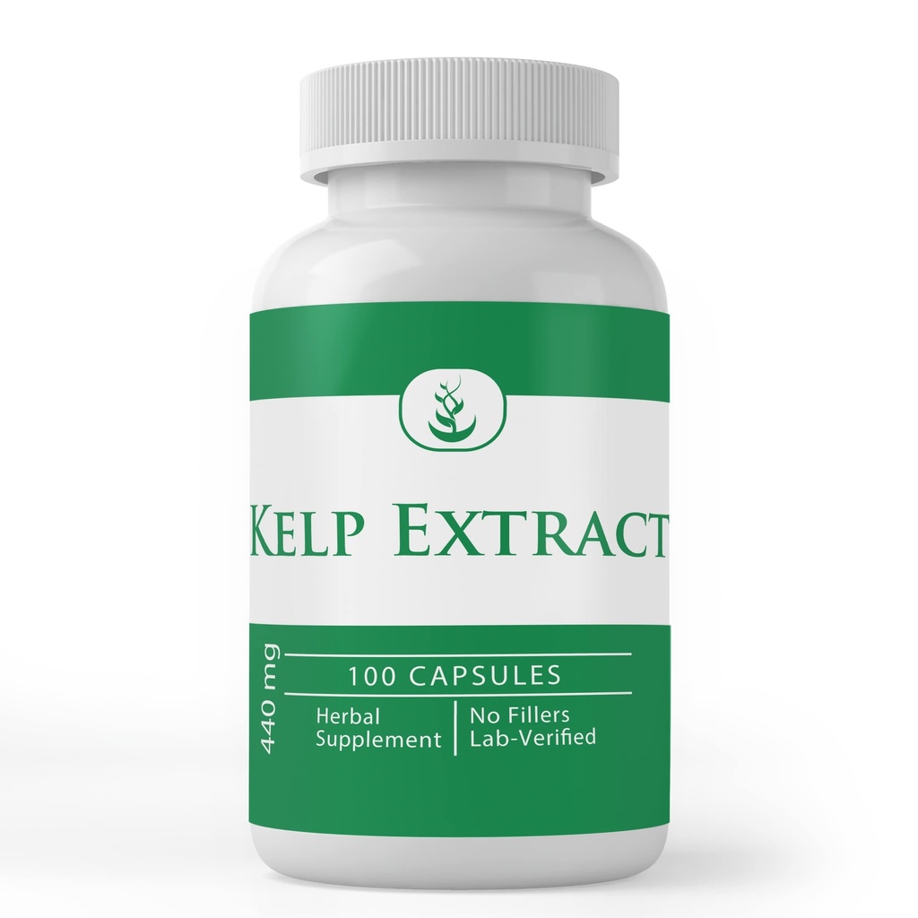 PURE ORIGINAL INGREDIENTS Kelp Extract, (100 Kapsule), Pure, No Aditives Or Fillers, Lab Overified