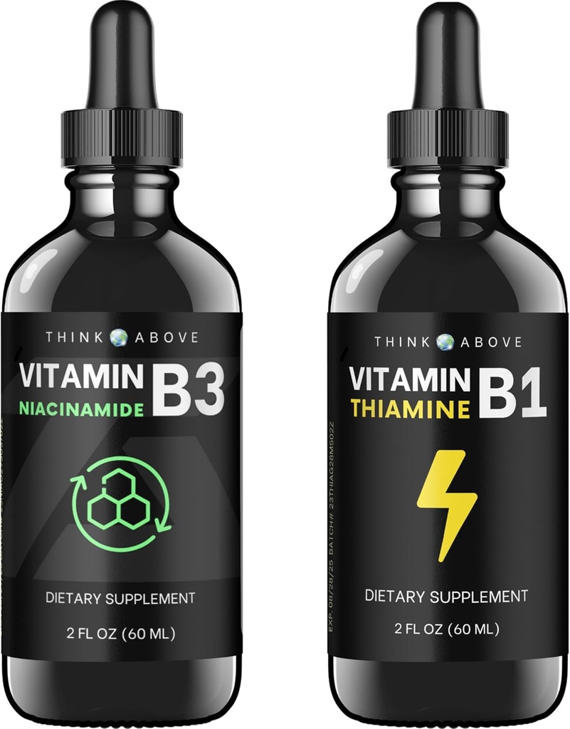 Tekutý vitamín B3 + tekutý vitamín B1-2oz 60 ml vo fľaši