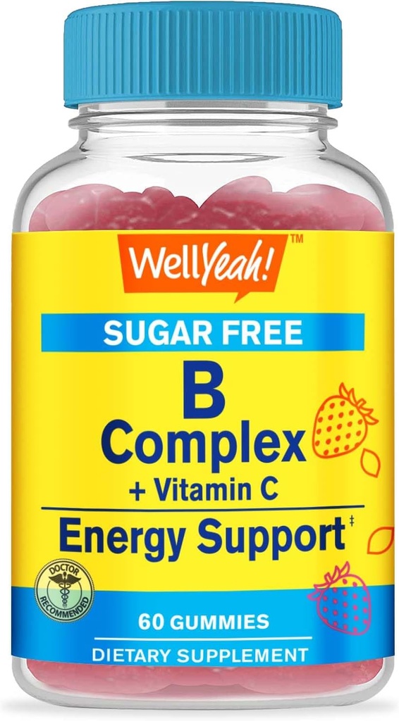 WellYeah vitamín B komplex cukru bez Gumies 