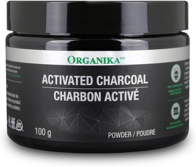 ORGANIKA Powder Charcoal Aktivovaný, 100 GR