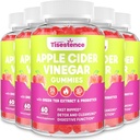 Mother Apple Cider Ocogar Gummies, Keto ACV Gummies 2000MG - Cleanse & Detox Diet, Max Strength ACV Gumies with Green Tea, Malina, B12 a Probiotiká pre metabolizmus a trávenie zdravie, Balenia po 5