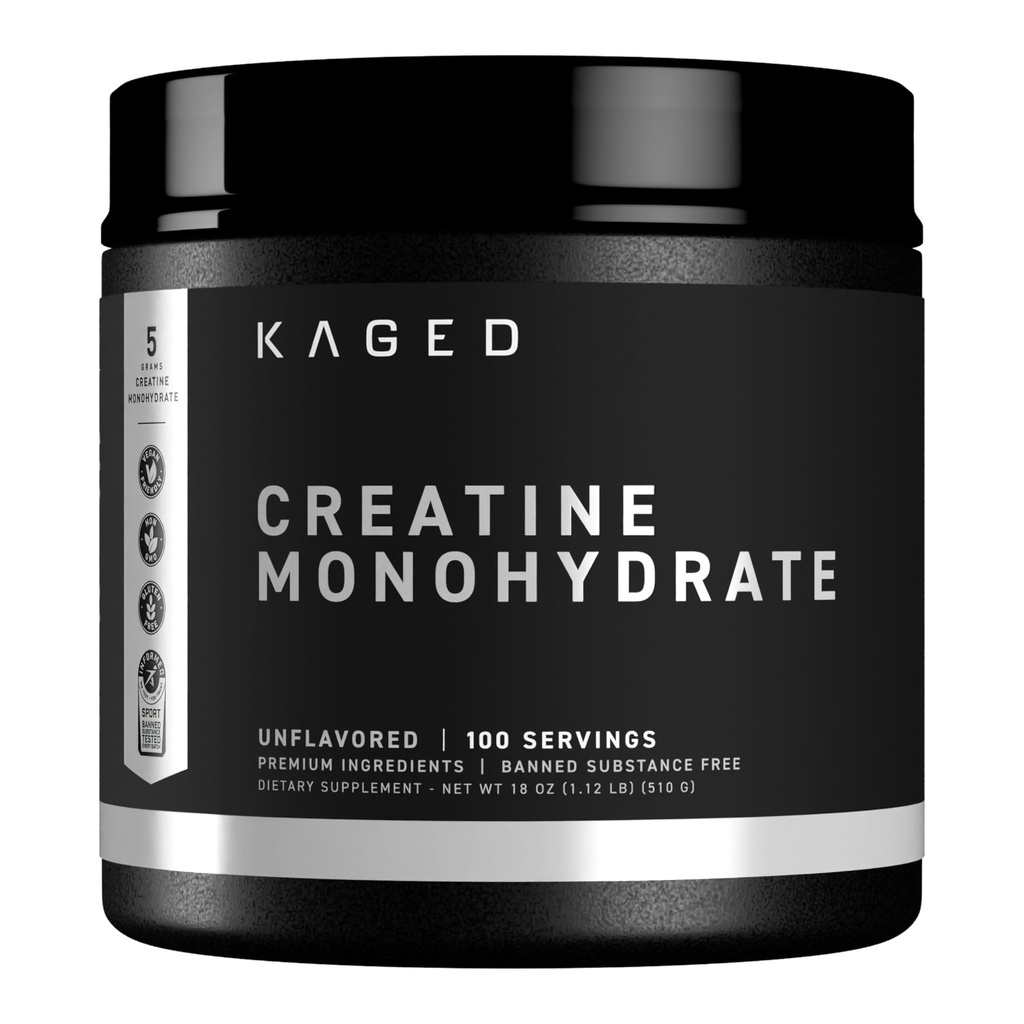 Kaged Kreatín Monohydrát Mikronizovaný Powder Bez príchute 