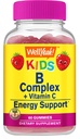 Dobre. Áno B komplexné Gummy pre deti - s vitamínom C, niacínom, vitamínom B6, kyselinou listovou, vitamínom B12, biotínom a kyselinou pantoténovou - 2 mesiace - Jahodová príchuť - Non GMO, bez lepidla - 60 Gumímies