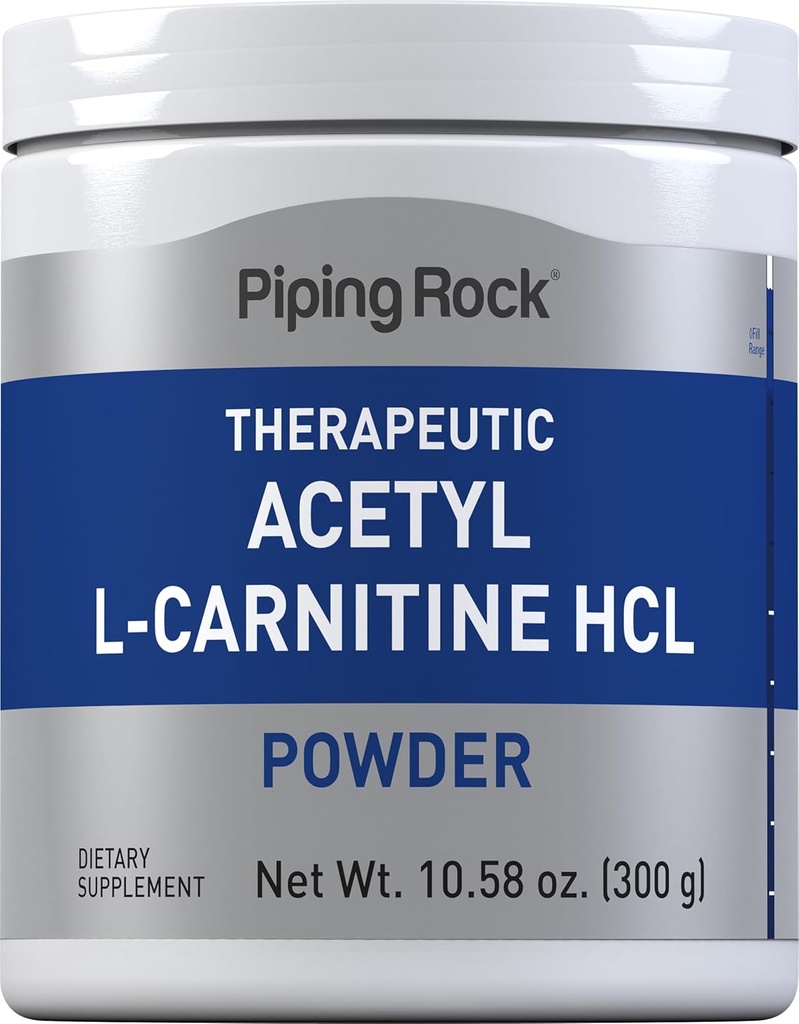 Piping Rock cetyl L-karnitín prášok 