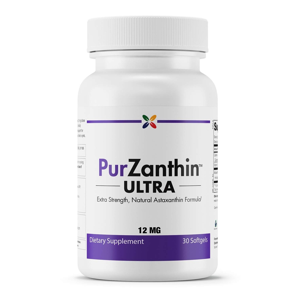 PurZantin Ultra Natural Astaxantin 12 MG Softgels (1 balenie)