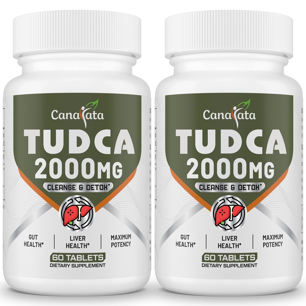 TUDCA Pečeň Doplnky 2000 mg - Silné soľou Podpora Pečeň Detox & Čistiť - Pečeň a žlčník Zdravie Formula-ľahké prehltnúť tablety 60 dní