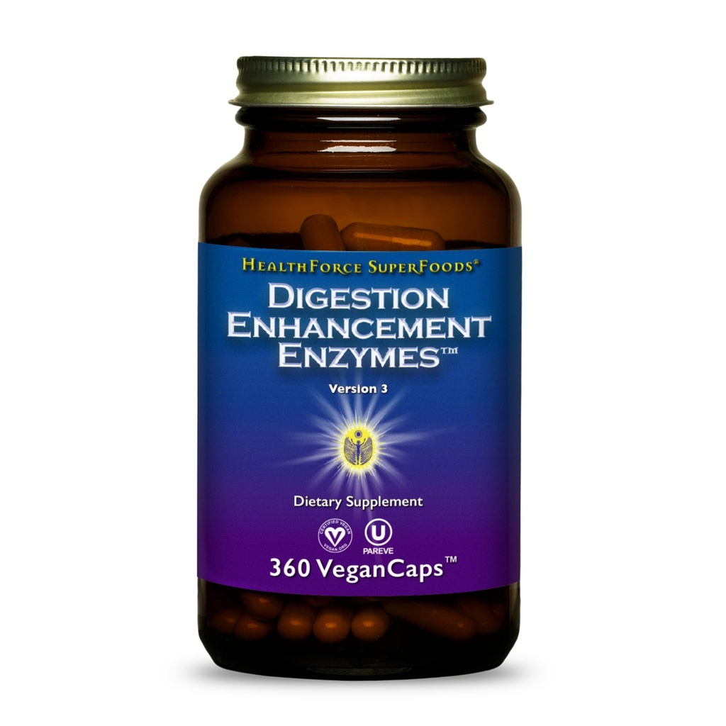 ZDRAVOTNÍCTVO SUPERFOODS Digestion Enzymes - 360 Vegánske kapsuly