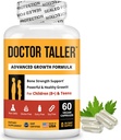 NuBest lekár Taller - Bone Strength Supports, Enhance Immune System - Keto s vápnikom, vitamín D3, vitamín K2, aminokyseliny a byliny pre deti (8+) - 60 Vegan Kapsule 1 Mesiac Zásoba