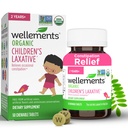 Wellements Organic Children's Laxatíva pre zápcha (50 žuvacie tablety) 
