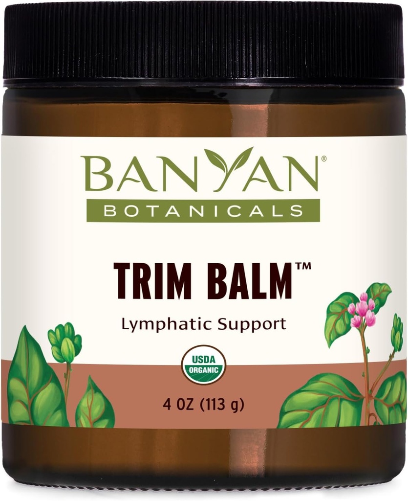 Banyan Botanicals Trim Balm - Certified Organic, 4 oz - Chitrak a Guggulu zvyšuje metabolizmus