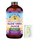 Lily Desert Aloe Vera Juice, Konzervačné zadarmo - celý list Aloe Vera nápoj s prírodnými vitamínmi, Digestívne enzýmy pre zdravie Gut, Žalúdok Relief, Wellness, Žiariaca koža, Gelly Sachet v cene