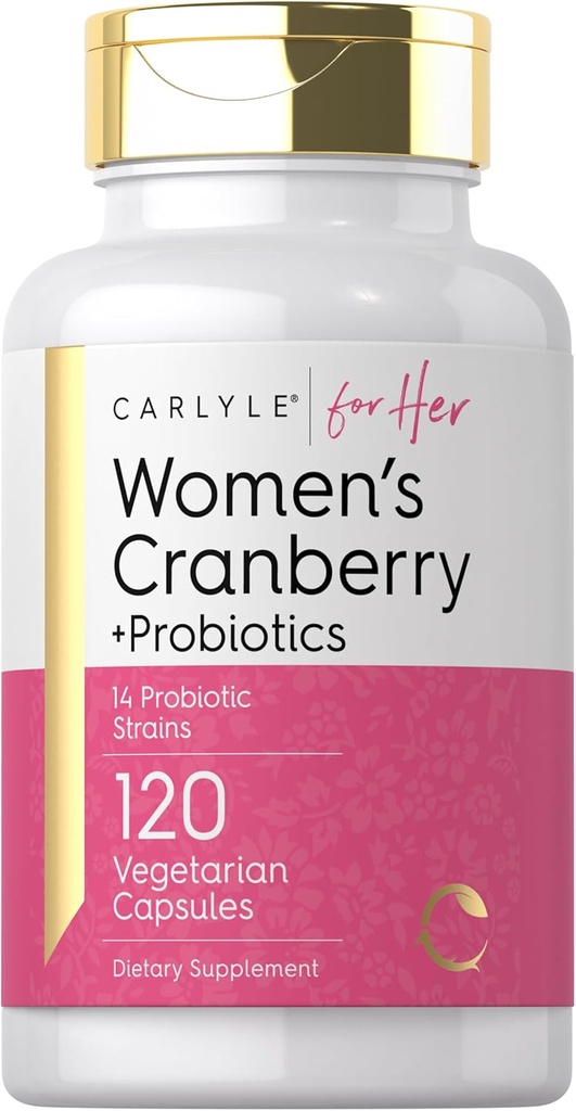 Carlyle Women's Cranberry Plus Probiotiká 