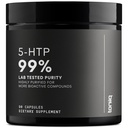 Toniiq Ultra vysoká sila 5HTP kapsuly - 99%+ Vysoko čistený a biologicky dostupný - 12:1 Koncentrovaný extrakt - 200 mg - 90 Veggie Kapsule