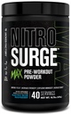 Jacked Factory Nitrosurge Max High Performance Pre Cvičenie Powder - Pre cvičenie w/Nootropic Ingredients pre intenzívne zaostrovanie, čerpadlá, plynulá energia, vytrvalosť - 40 Slúži, elektrická modrá malina