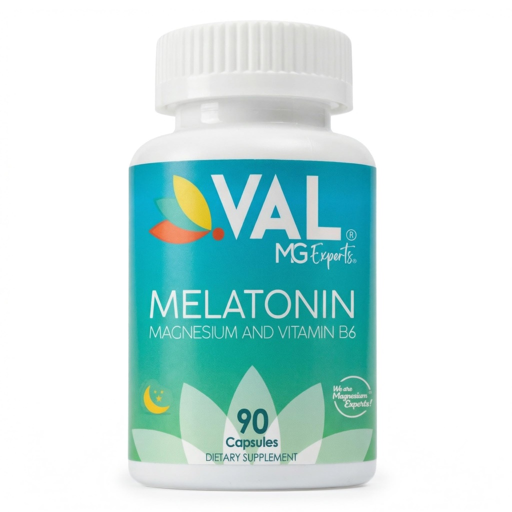 VAL Mg Experti Melatonín 3 mg s vitamínom B6 a horčíkom 90-dňová zásoba
