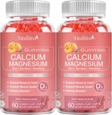 1200mg kalcium Gumies with D3,K2,Zinc - Rastlinný komplex kalcium horčík doplnok s glycinát,Potasium,Vitamin C &Whole Natural Food for Bone & Immune Support- 120 Žuvacia Gummy bez cukru