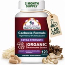 CANCER VEDY Cachexia Supplement, USDA Certified Organic Huby Extract Capsules, Extra Strength 1500 mg, High Potency 40% Beta-Glucans, Immune & Metabolic Support, Weight & Muscle Mass Support