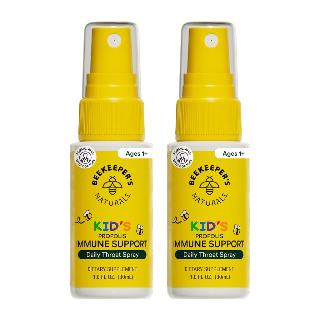 Včelárske prírodné deti Propolis hrdlo sprej 95% Včelí Propolis extrakt - prírodná immunote support & Sore Throat Relief, Antioxidants & Gluten-free, 1,06 oz (Pack of 2)