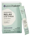 Ashwagandha Relax & De-stress Powder - Lemon Lavender 14ct Box - 600mg Ashwagandha, 200mg L-Theanine, Holy Basil 