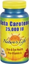 Nature's Life Beta Carotene 25,000 IU | Helps Support Healthy Immune Function & Skin & Eye Health | Antioxidant Dietary Supplement | 250 Softgels