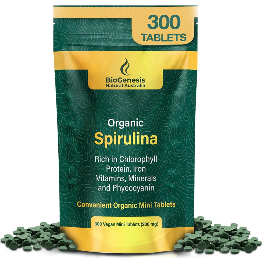Biogenesis Organic Spirulina Mini Tablets 