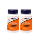 TERAZ Potraviny L-Theanine 200 mg, 60 Rastlinná kapsula (2 balenia)