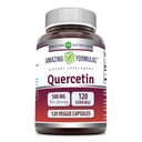 Amazing Formules Quercetin 500mg 120 Veggie Capsules Supplement - Non-GMO - Gluten zadarmo - podporuje celkové zdravie a pohodu