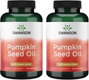 Swanson Pumpkin Seed Oil - High Biodostupné EFA - (100 Softgel kapsuly, 1000mg Každý) 2 balenia