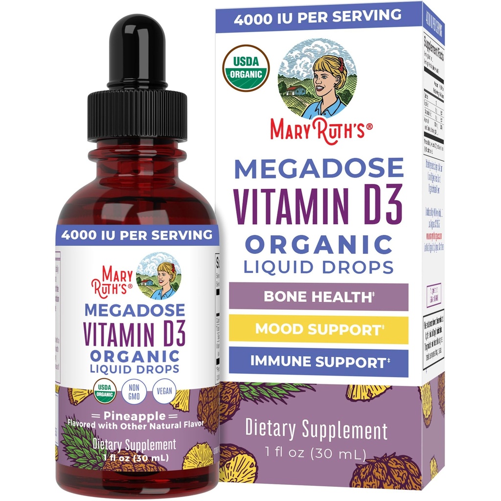 Vitamín D3 MARYRUTH je tekutý kvapky 