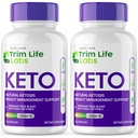 rize laboratóriá - - Trim Life Labs Keto Kapsule - Tablety na chudnutie - Podpora Maximum Strength Formula, Keto+ACV Supplement (120 Kapsule)