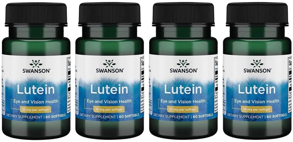 Swanson Lutein 10 Milligrams 60 Sgels (4 balenia)