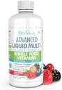 Bio Naturals Liquid Full Food Multivitamín pre mužov a ženy s viac ako 100 zložiek - Superfoods, Omegas, Organic Extracts - 100% Vegan - 32 oz