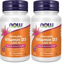 Teraz doplnky, vitamín D-3 1 000 IU, prírodná ovocná príchuť, štrukturálna podpora*, 180 žuvačky (dávka 2)