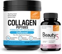 Sandhu's Grass-Fed Collagen Peptides Powder & Beauty 5 Kapsule