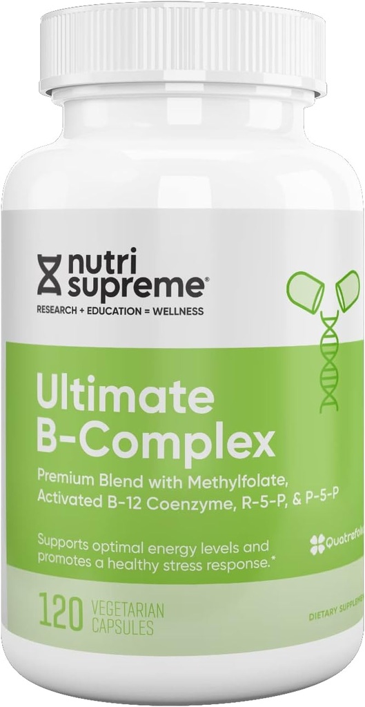 Ultimate B Complex, 120 Vegetariánske kapsule- Certified Kosher