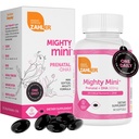 Zahler Mighty Mini prenatálny vitamín s DHA a folát - Certified Kosher - Všetky prírodné prenatálne vitamíny - Multivitamín pre tehotné ženy - 19 prenatálnych vitamínov vrátane kyseliny listovej (90 Softgels)
