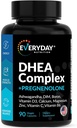 DHEA Micronized 200mg Complex with Pregnenolón 100mg Supplement for Men & Women with Ashwagandha, DIM, horčík, bór, vápnik, zinok, vitamín D3, C and B6 Hormone Support - Made in USA 90 Kapsule