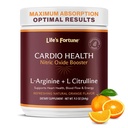 Life's Fortune 5000mg L- Arginine Supplement Powder & 1000mg L-Citrulín, High Potency Nitric Oxide Health Booster, vytrvalosť, cvičenie výkon, prírodná Orange chuť (20 Servings)