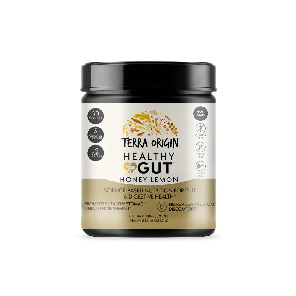 TERRA ORIGIN Zdravé Gut prášok (Honey Lemon) 