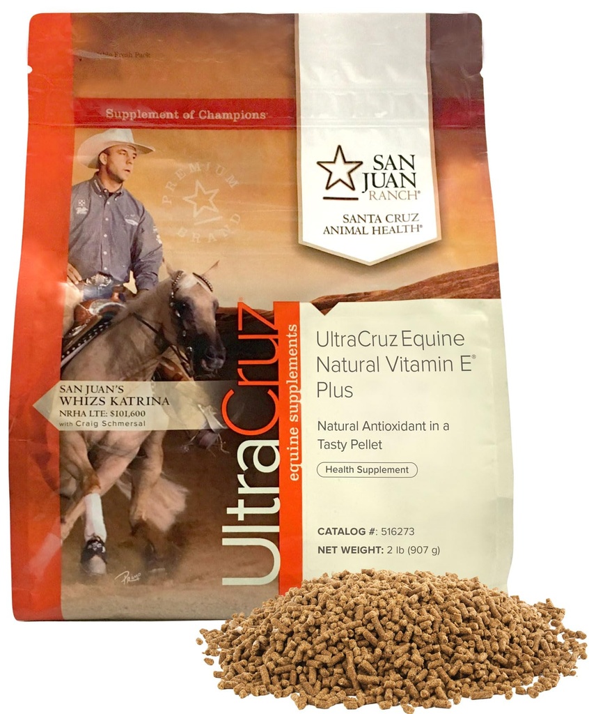 Ultracruz Equine prírodný vitamín E® Plus, 2 lb